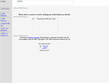 Tablet Screenshot of conclusion.com